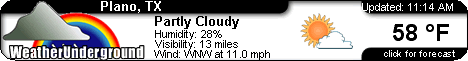 Click for Plano, Texas Forecast